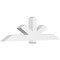 Ekena Millwork Kennewick Architectural Grade PVC Gable Bracket, 84"W x 24 1/2"H x 6"D x 6"F, 7/12 Pitch GBP084X25X0606KEN00 - alternate 1